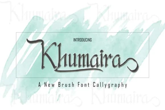 Khumaira Font by faisal_Alfaraby — Script Handwritten Font