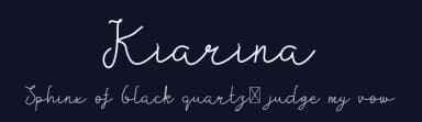 Kiarina by Edric Studio — Script Handwritten Font — thumbnail 2