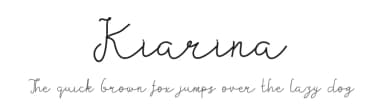 Kiarina by Edric Studio — Script Handwritten Font — thumbnail 1