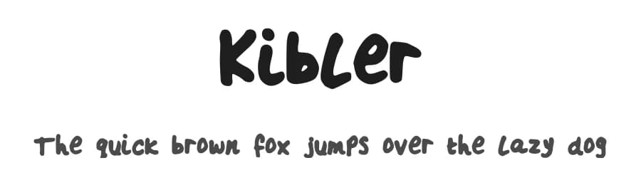 Kibler by Amy Kibler — Script Handwritten Font