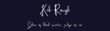 Kid Rough by D&K Project — Script Handwritten Font — thumbnail 2