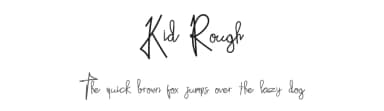 Kid Rough by D&K Project — Script Handwritten Font — thumbnail 1