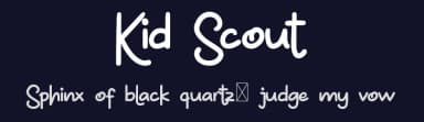 Kid Scout by RaisProject — Script Handwritten Font — thumbnail 2