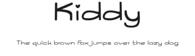 Kiddy by Haslinda Adnan — Script Handwritten Font — thumbnail 1