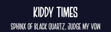 Kiddy Times by Subectype & Orenari — Script Handwritten Font — thumbnail 2