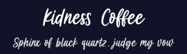 Kidness Coffee by Nirmala Creative — Script Handwritten Font — thumbnail 2