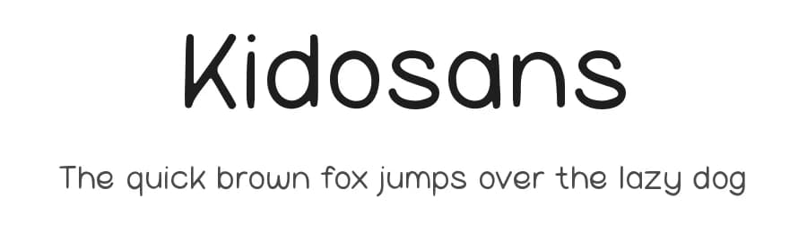 Kidosans by Tokopress — Script Handwritten Font
