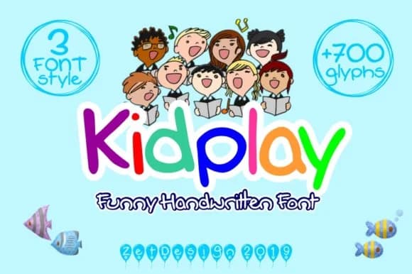 Kidplay Font by ZetDesign — Script Handwritten Font