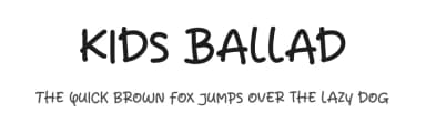 Kids Ballad by Khurasan — Script Handwritten Font — thumbnail 1