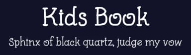 Kids Book by Galdino Otten Fonts — Script Handwritten Font — thumbnail 2