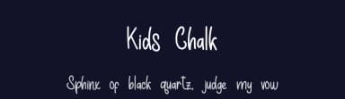 Kids Chalk by Alif Ryan Zulfikar — Script Handwritten Font — thumbnail 2