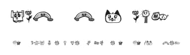 Kids Drawings by Vladimir Nikolic — Dingbats Font — thumbnail 1