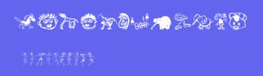 Kids Drawings by Manfred Klein — Dingbats Font — thumbnail 3