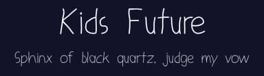 Kids Future by Aviu Polanco — Script Handwritten Font — thumbnail 2