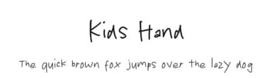 Kids Hand by MJType — Script Handwritten Font — thumbnail 1