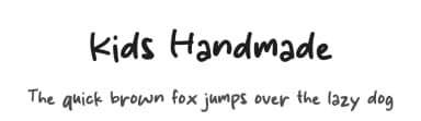 Kids Handmade by MJType — Script Handwritten Font — thumbnail 1