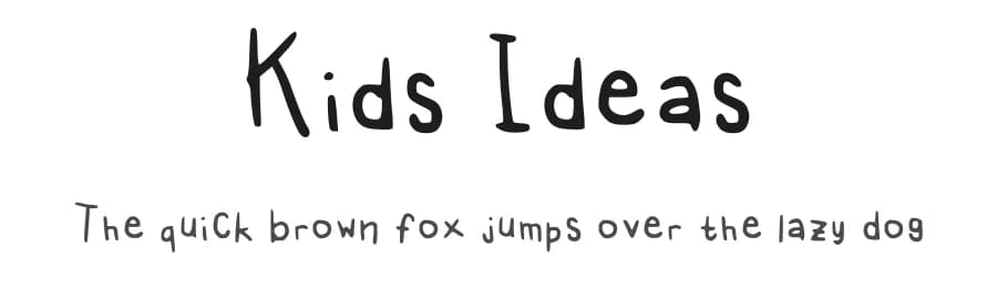 Kids Ideas by Dea Andini — Script Handwritten Font