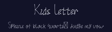 Kids Letter by Edric Studio — Script Handwritten Font — thumbnail 2