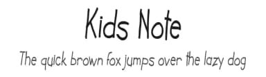 Kids Note by Tokopress — Script Handwritten Font — thumbnail 1