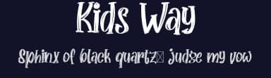 Kids Way by Calligraphy Fonts — Script Handwritten Font — thumbnail 2