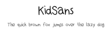 KidSans by Philip Romano — Script Handwritten Font — thumbnail 1