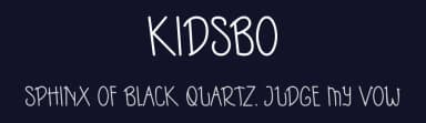 Kidsbo by Hamsah — Script Handwritten Font — thumbnail 2