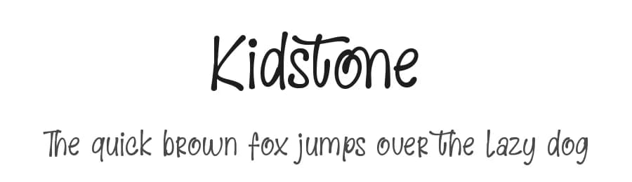 Kidstone by DumadiStyle — Script Handwritten Font