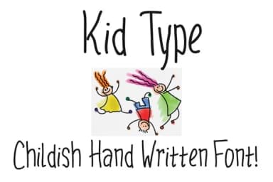 Kidtype Font by Royaltype — Script Handwritten Font — thumbnail 1