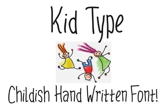 Kidtype Font by Royaltype — Script Handwritten Font
