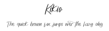 Kikio by Inermedia Studio — Script Handwritten Font — thumbnail 1