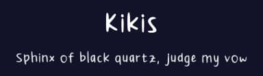 Kikis by Rizky Fadilah — Script Handwritten Font — thumbnail 2