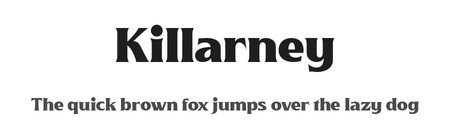 Killarney by Twicolabs Fontdation — Serif Font