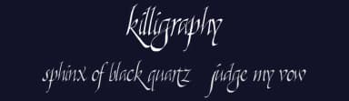 Killigraphy by Toxic Type — Script Handwritten Font — thumbnail 2