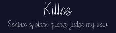 Killos by Sawarna Studio — Script Handwritten Font — thumbnail 2