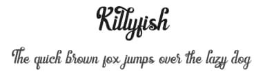 Killyfish by Muhamad Yusuf — Script Handwritten Font — thumbnail 1