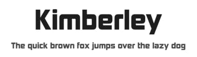 Kimberley by Typodermic Fonts — Sans Serif Font — thumbnail 1