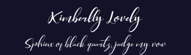 Kimberlly Lovely by Letterena Studios — Script Handwritten Font — thumbnail 2