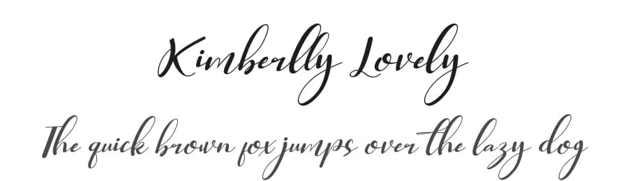 Kimberlly Lovely by Letterena Studios — Script Handwritten Font