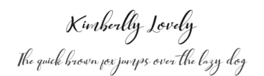Kimberlly Lovely by Letterena Studios — Script Handwritten Font — thumbnail 1