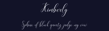 Kimberly by Amarlettering - Takiy — Script Handwritten Font — thumbnail 2