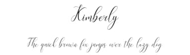 Kimberly by Amarlettering - Takiy — Script Handwritten Font — thumbnail 1