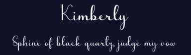 Kimberly by Erik Studio — Script Handwritten Font — thumbnail 2