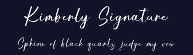 Kimberly Signature by Bluestype Studio — Script Handwritten Font — thumbnail 2