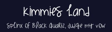 Kimmies Hand by Des Gomez — Script Handwritten Font — thumbnail 2