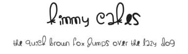 Kimmy Cakes by Des Gomez — Script Handwritten Font — thumbnail 1