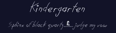 Kindergarten by JSH creates — Script Handwritten Font — thumbnail 2