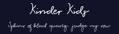 Kinder Kids by Saxofont — Script Handwritten Font — thumbnail 2