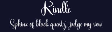 Kindle by Scratchones — Script Handwritten Font — thumbnail 2
