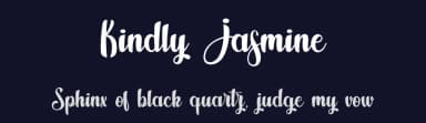 Kindly Jasmine by Typhoon Type - Suthi Srisopha — Script Handwritten Font — thumbnail 2