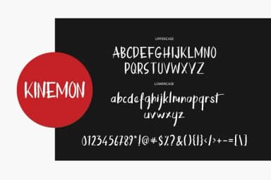 Kinemon Font by Factory738 — Script Handwritten Font — thumbnail 5